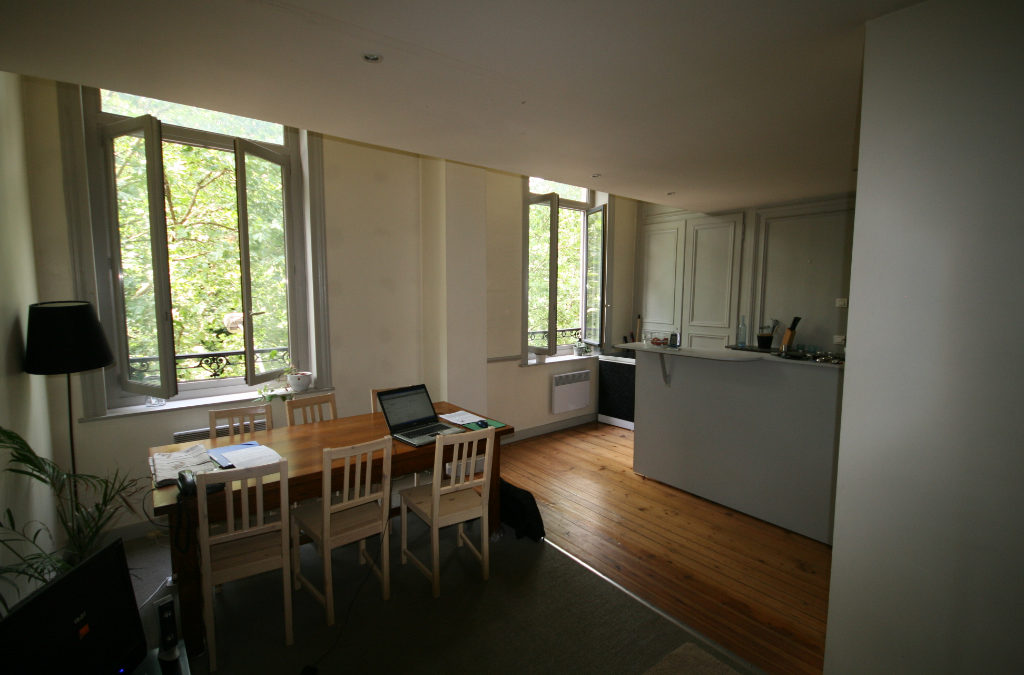 T2 traversant de 41.23 m², boulevard Vauban