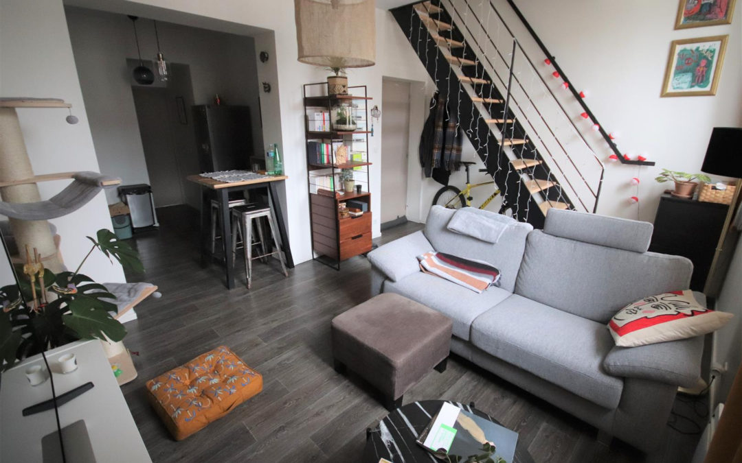 T3 en duplex de 65 m², rue Solférino – Saint-Michel