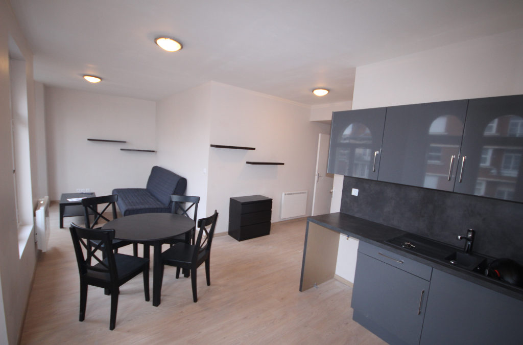 T2 avec mise à disposition du mobilier de 40m², rue du Molinel – Gare Lille Flandres