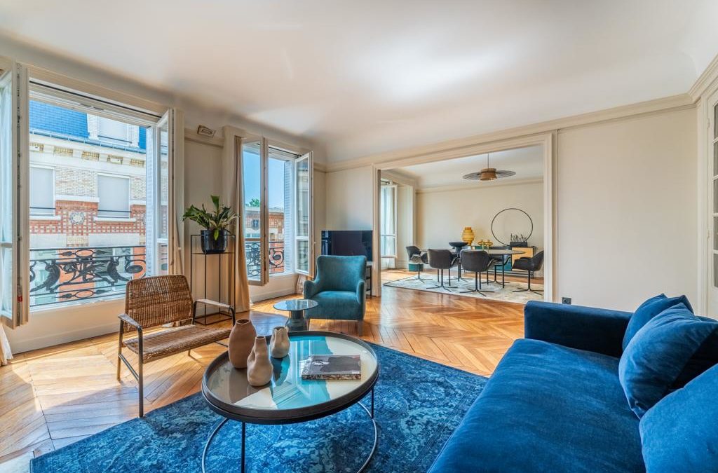 Appartement ultra luxe de 150m2 rénové – Paris 3ème – Square du Temple